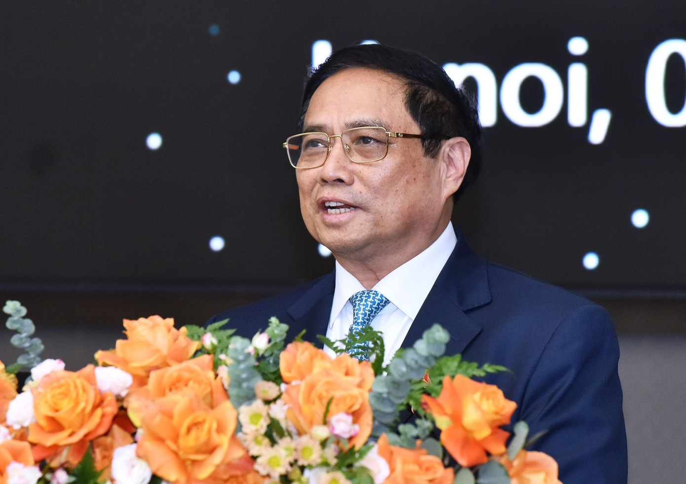 Thủ tướng Phạm Minh Chính phát biểu tại diễn đàn (ảnh: Nhật Minh).