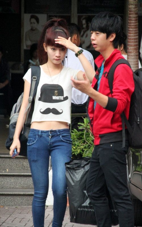 Nhiều bạn ăn mặc rất phong cách, cá tính