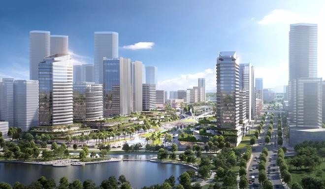 Phối cảnh tổng thể dự án Phối cảnh tổng thể dự án