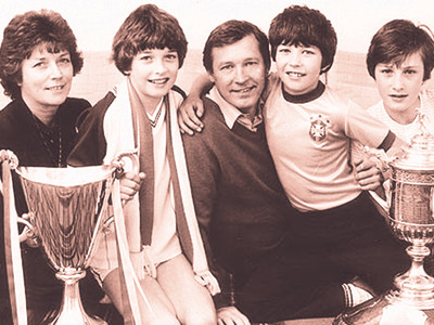 Sir Alex Ferguson và vợ Cathy Ferguson