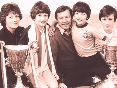 Sir Alex Ferguson và vợ Cathy Ferguson