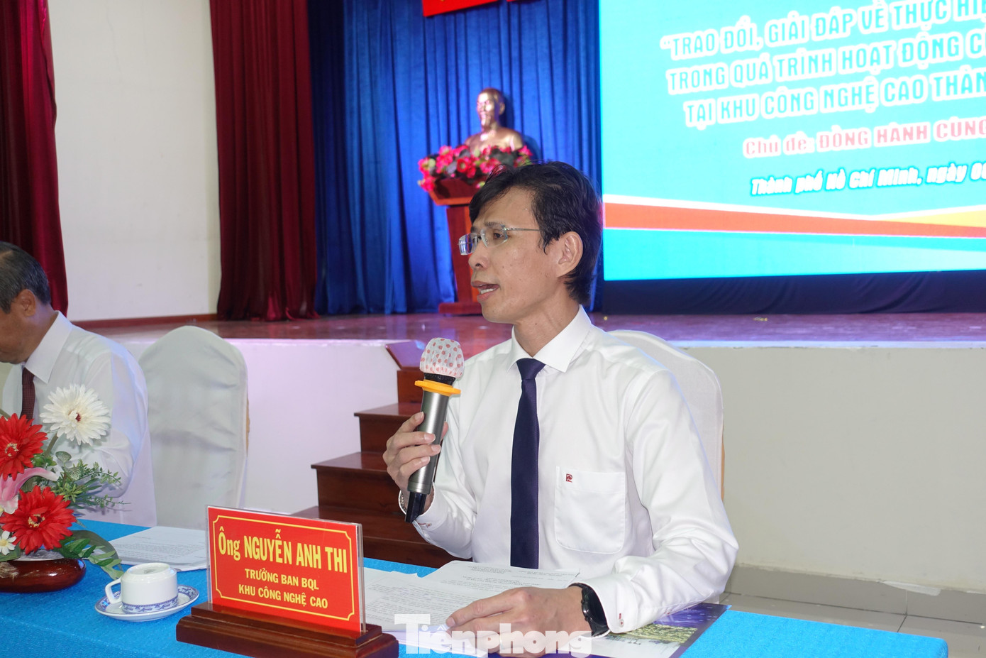 Ông Nguyễn Anh Thi – Trưởng BQL Khu công nghệ cao TPHCM. Ông Nguyễn Anh Thi – Trưởng BQL Khu công nghệ cao TPHCM.