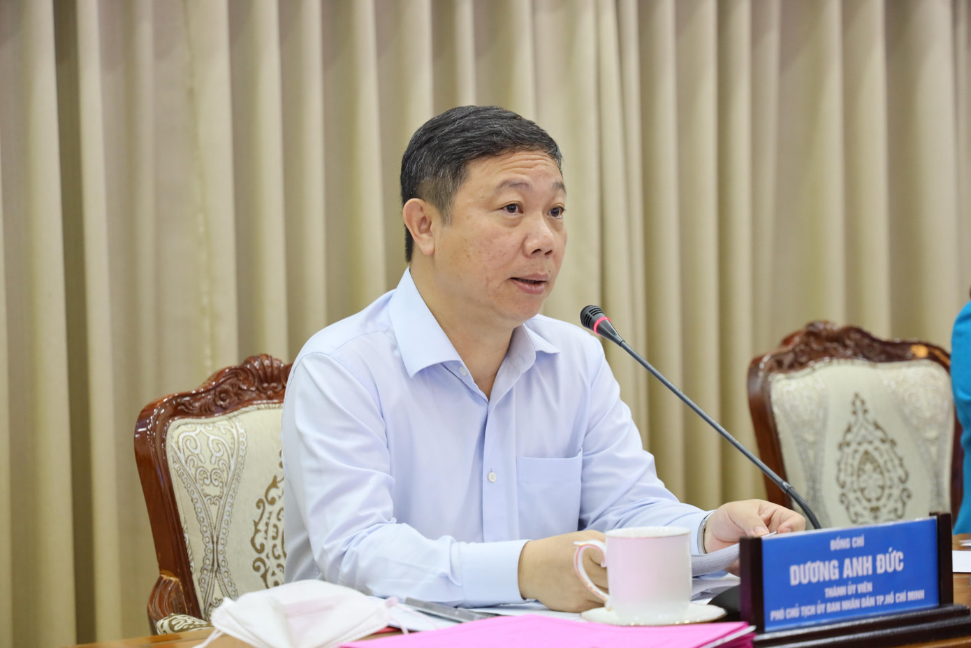 Ông Dương Anh Đức, Phó Chủ tịch UBND TPHCM. Ảnh: Trung tâm Báo chí TPHCM Ông Dương Anh Đức, Phó Chủ tịch UBND TPHCM. Ảnh: Trung tâm Báo chí TPHCM