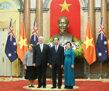 Chủ tịch nước Trần Đại Quang đón Toàn quyền Úc ảnh 3