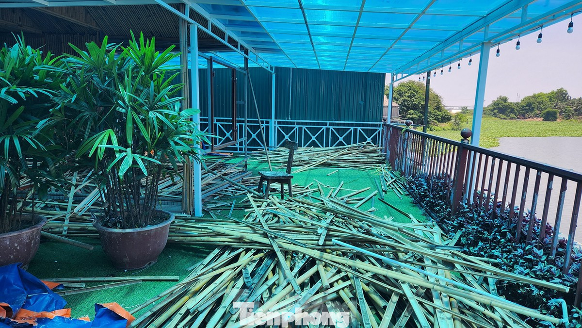 Chủ đầu tư công trình Vườn sinh thái Phúc Thọ Hoa Bay tháo dỡ hạng mục vi phạm Chủ đầu tư công trình Vườn sinh thái Phúc Thọ Hoa Bay tháo dỡ hạng mục vi phạm