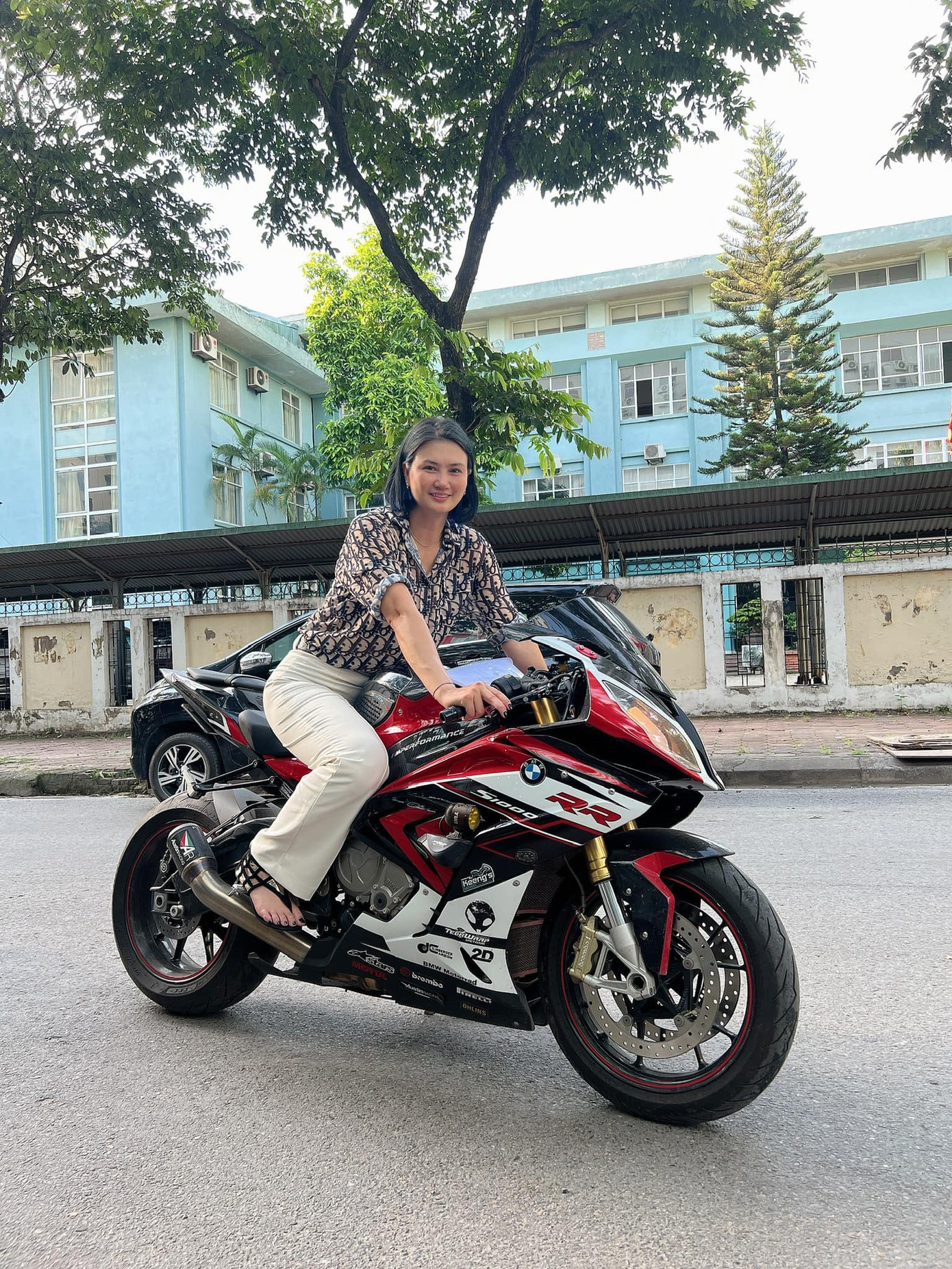 Kim Huệ đời thường với nhan sắc ngày càng thăng hạng.