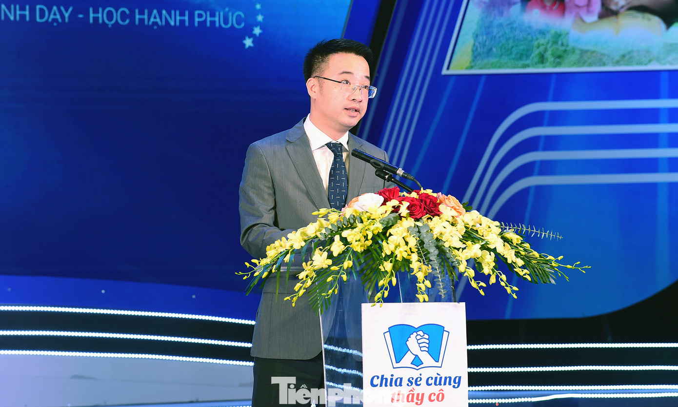 Anh Nguyễn Tường Lâm phát biểu tại chương trình. Ảnh: Xuân Tùng