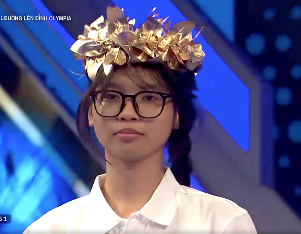 Xuân Mai giành vòng nguyệt quế trận tuần 1 tháng 2 quý I Đường lên đỉnh Olympia 25.