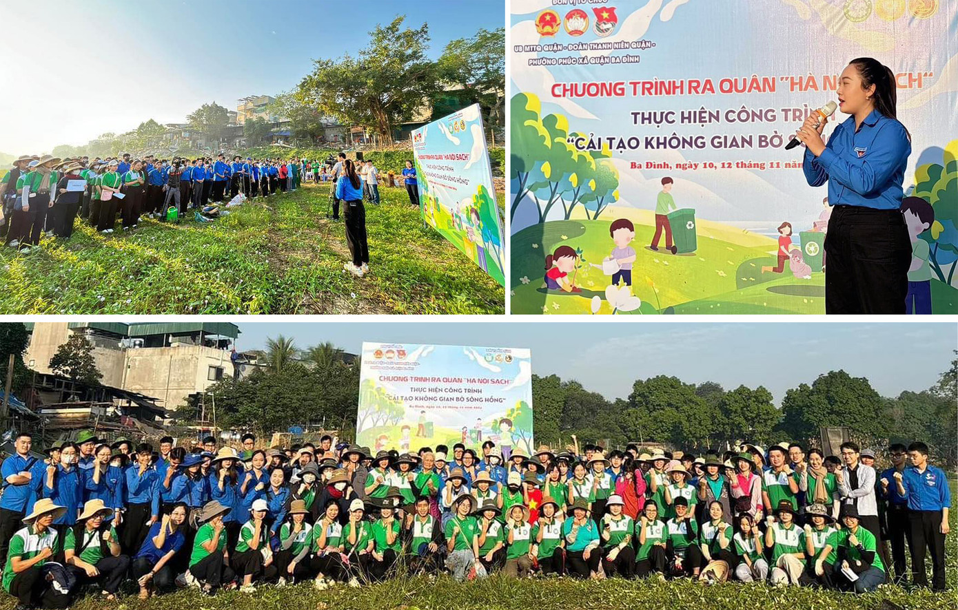 Các tình nguyện viên ra quân hoạt động trong ngày 10/11. Nguồn ảnh: BTC Các tình nguyện viên ra quân hoạt động trong ngày 10/11. Nguồn ảnh: BTC