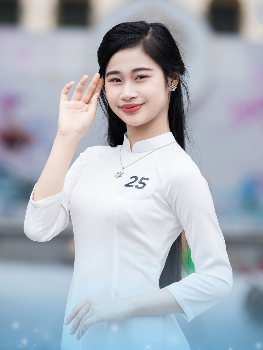 Thí sinh Lương Ngọc Diệp - sinh viên Học viện Hành chính Quốc gia.