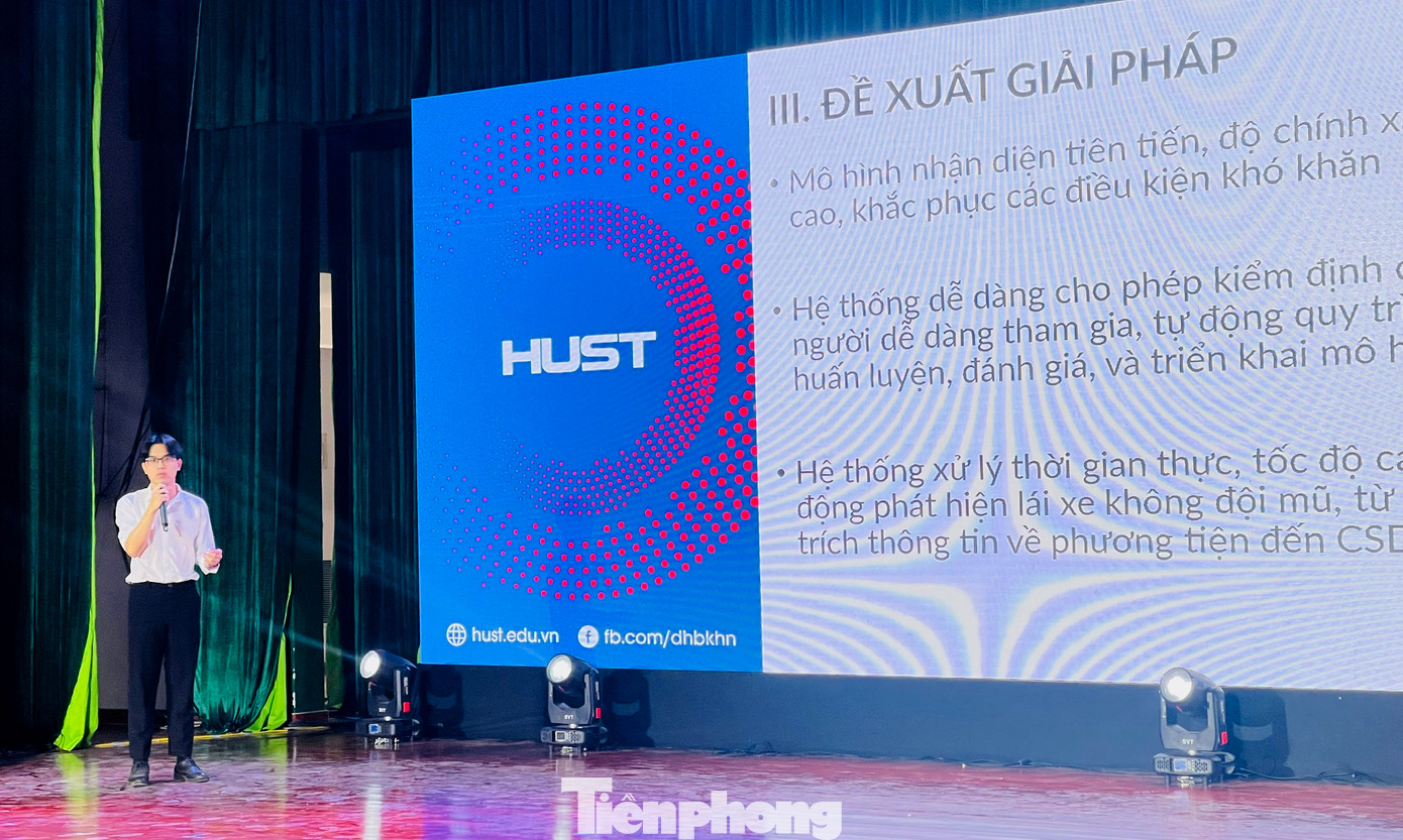 Cuộc thi trình bày ý tưởng giao thông. Ảnh: NA