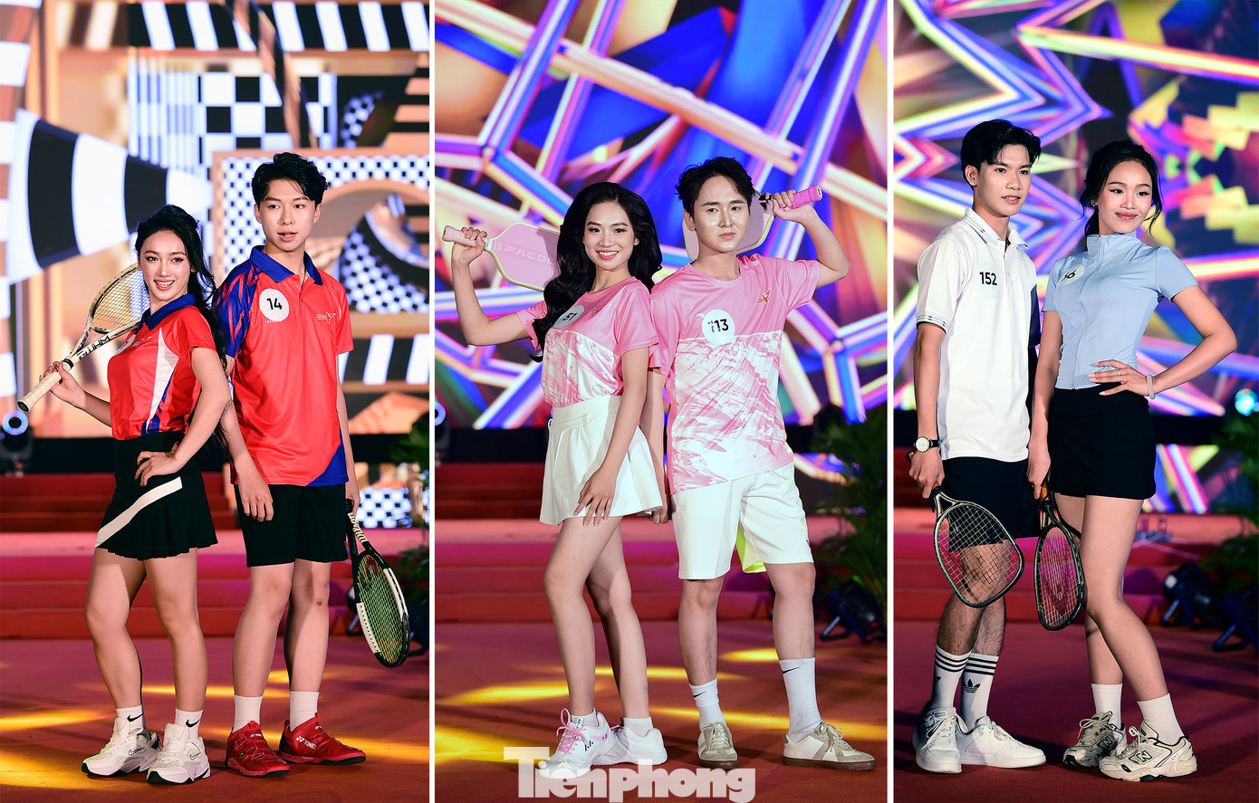 Trên sân khấu đêm chung kết, các thí sinh thể hiện sự tự tin, duyên dáng, lịch lãm và năng động qua nhiều phần thi như chào hỏi và trình diễn trang phục thể thao, áo dài, dạ hội. Sáu thí sinh có màn trình diễn ấn tượng nhất bước tiếp vào phần thi ứng xử. Trên sân khấu đêm chung kết, các thí sinh thể hiện sự tự tin, duyên dáng, lịch lãm và năng động qua nhiều phần thi như chào hỏi và trình diễn trang phục thể thao, áo dài, dạ hội. Sáu thí sinh có màn trình diễn ấn tượng nhất bước tiếp vào phần thi ứng xử.