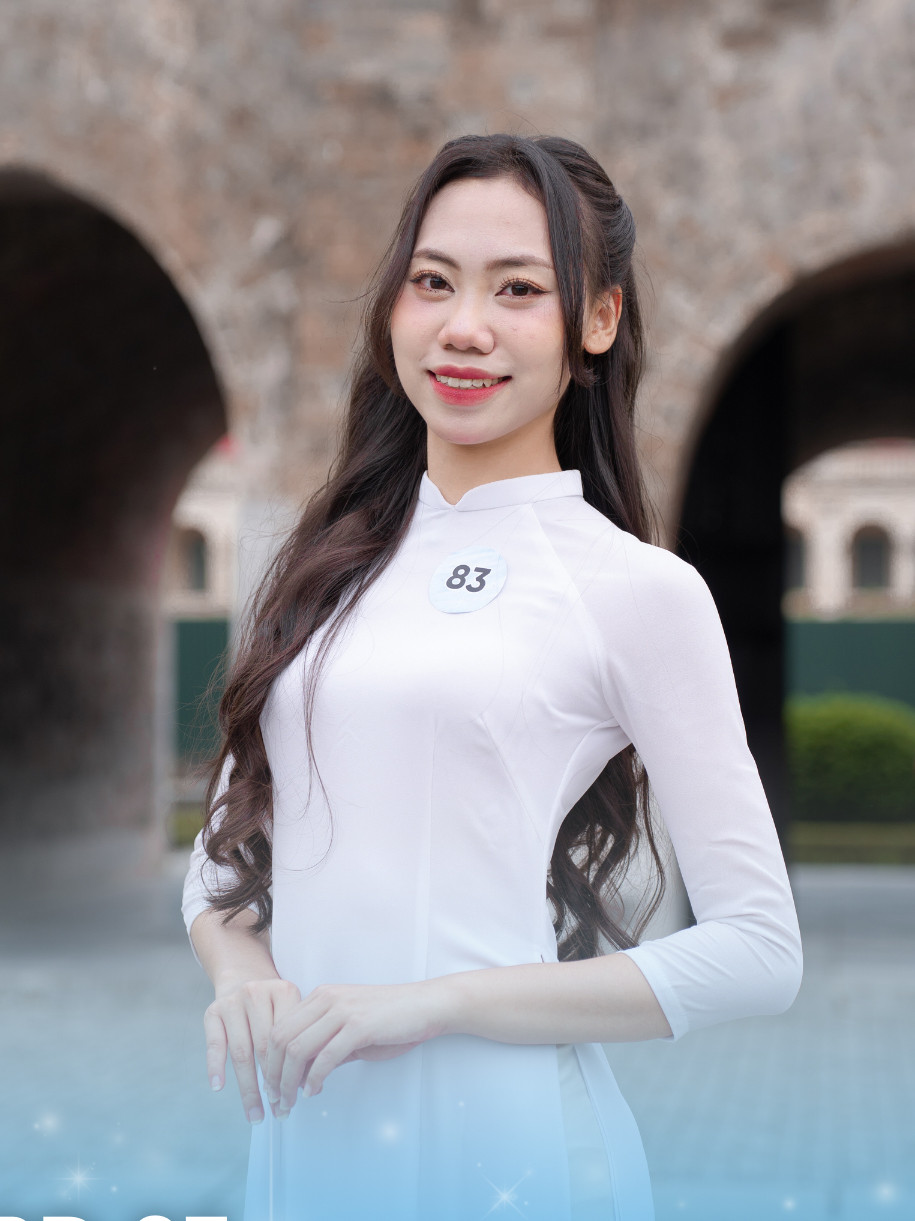 Thí sinh Nguyễn Hà Ngọc Minh - sinh viên Học viện Báo chí và Tuyên truyền.