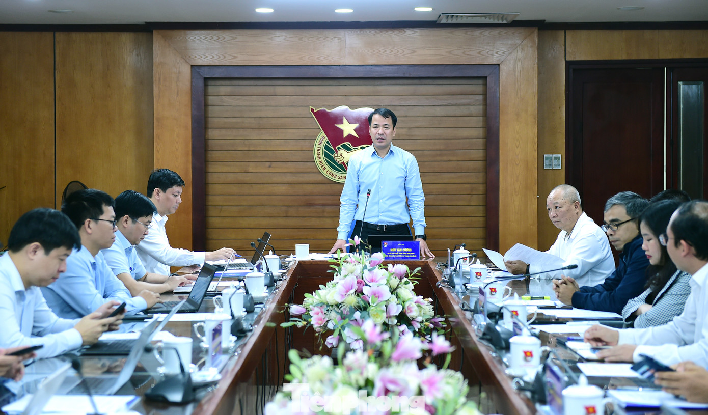 Bí thư T.Ư Đoàn Ngô Văn Cương phát biểu kết luận hội nghị. Ảnh: Xuân Tùng Bí thư T.Ư Đoàn Ngô Văn Cương phát biểu kết luận hội nghị. Ảnh: Xuân Tùng