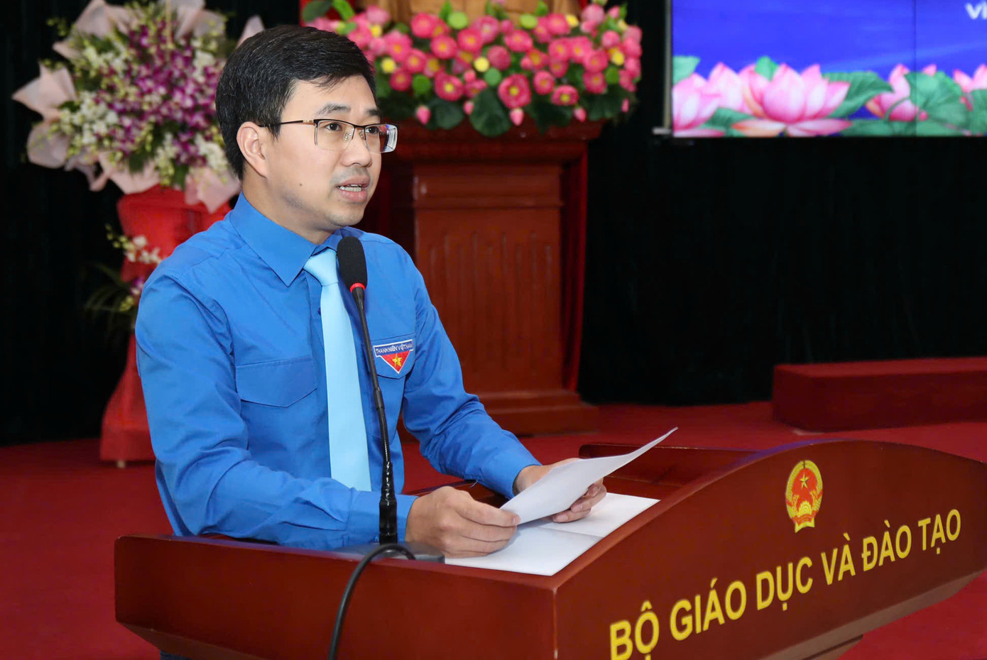 Anh Bùi Hoàng Tùng phát biểu tại chương trình. Ảnh: Vương Bảo Anh Anh Bùi Hoàng Tùng phát biểu tại chương trình. Ảnh: Vương Bảo Anh