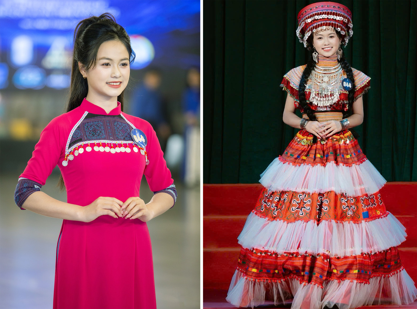 Thu Hà trình diễn phần thi trang phục trong cuộc thi. Ảnh: NVCC Thu Hà trình diễn phần thi trang phục trong cuộc thi. Ảnh: NVCC