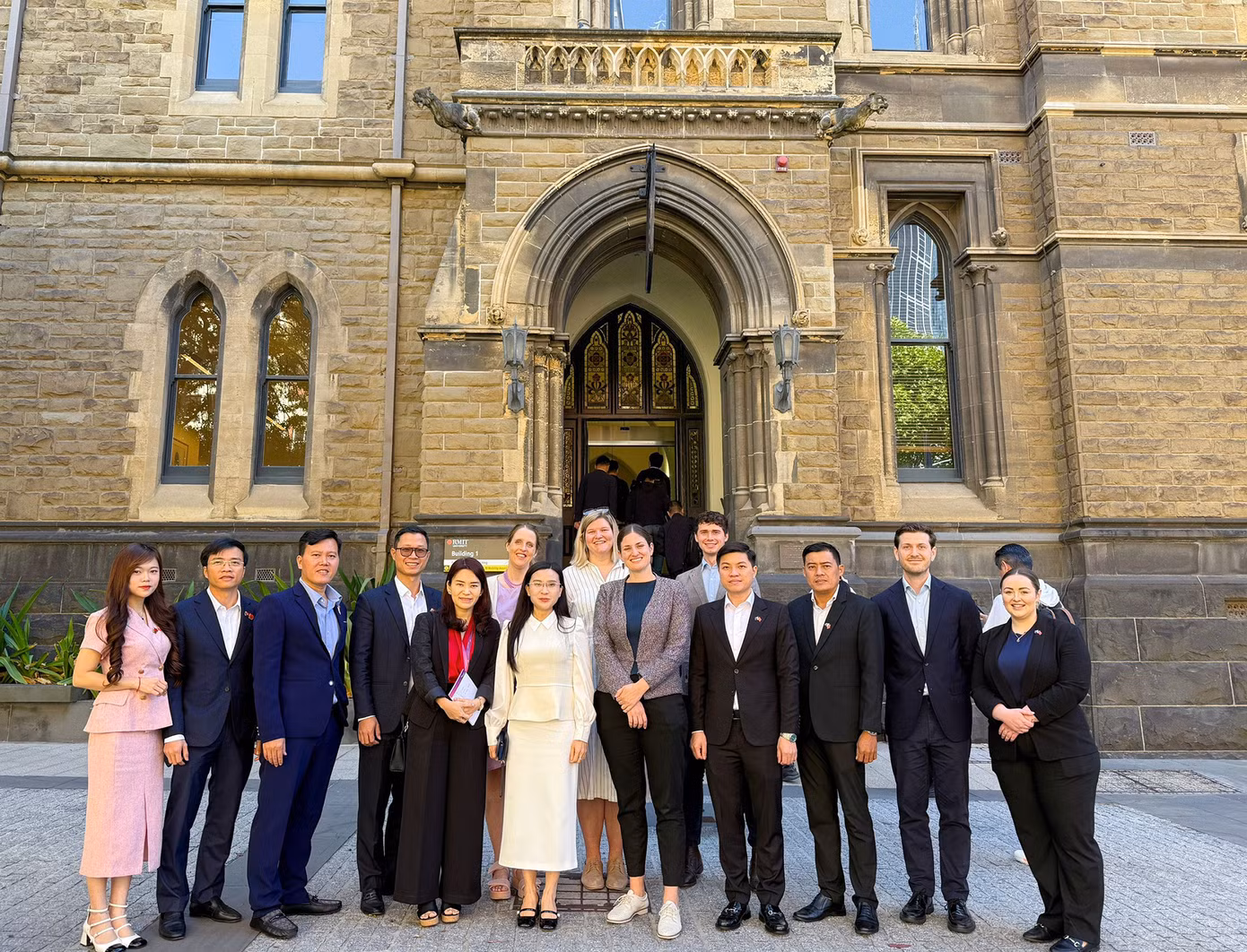 Đoàn thăm trường RMIT. Ảnh: BTC Đoàn thăm trường RMIT. Ảnh: BTC