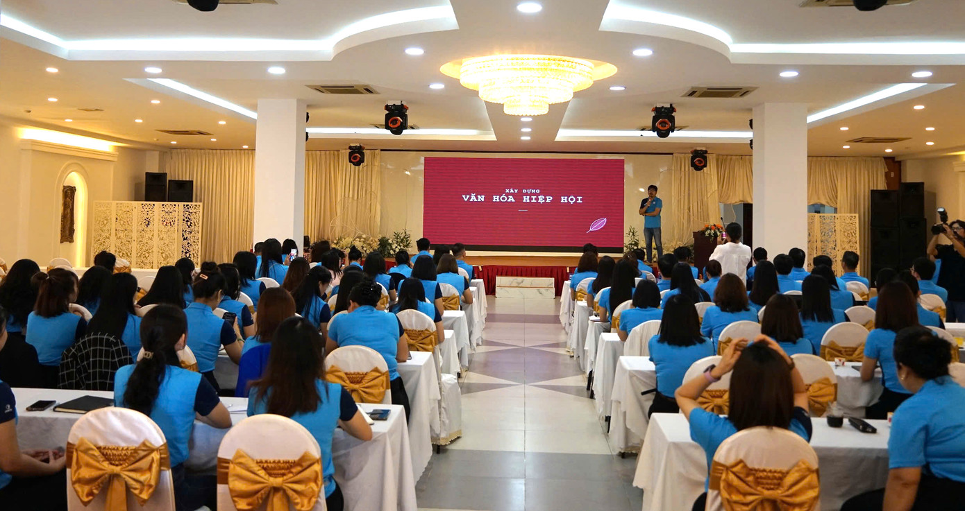 Chương trình tập huấn đã trao đổi về nội dung văn hoá hiệp hội. Ảnh: BTC