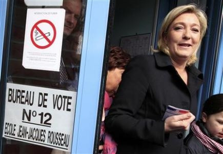 Nhà lãnh đạo chính trị cực hữu của Pháp- bà Marine Le Pen 