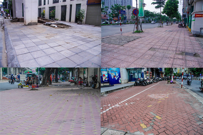 Cải tạo, chỉnh trang trên trăm tuyến phố Hà Nội: Lại lát đá vỉa hè ảnh 2