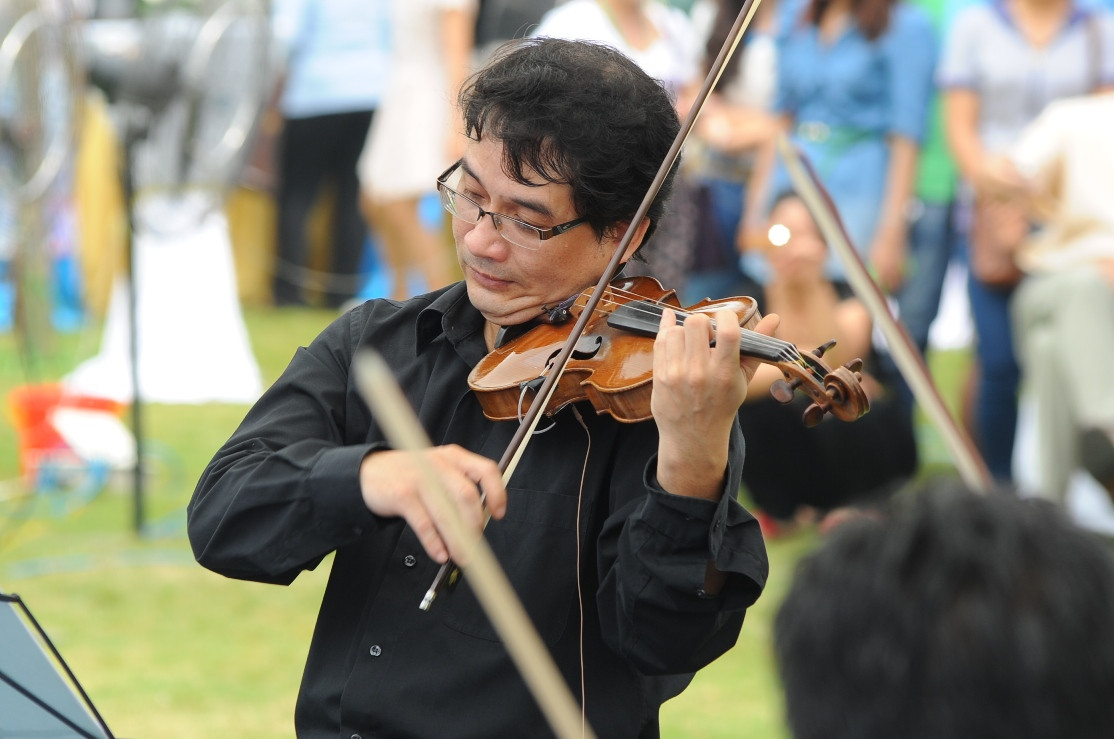 Nghệ sỹ Lê Xuân Huy, người được coi là “linh hồn” của các chương trình Luala concert