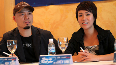 Nhạc sĩ Huy Tuấn và Uyên Linh