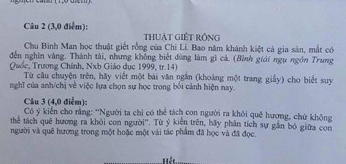 Suy ngẫm với đề Văn 'học thành tài nhưng không biết dùng làm gì' ảnh 2