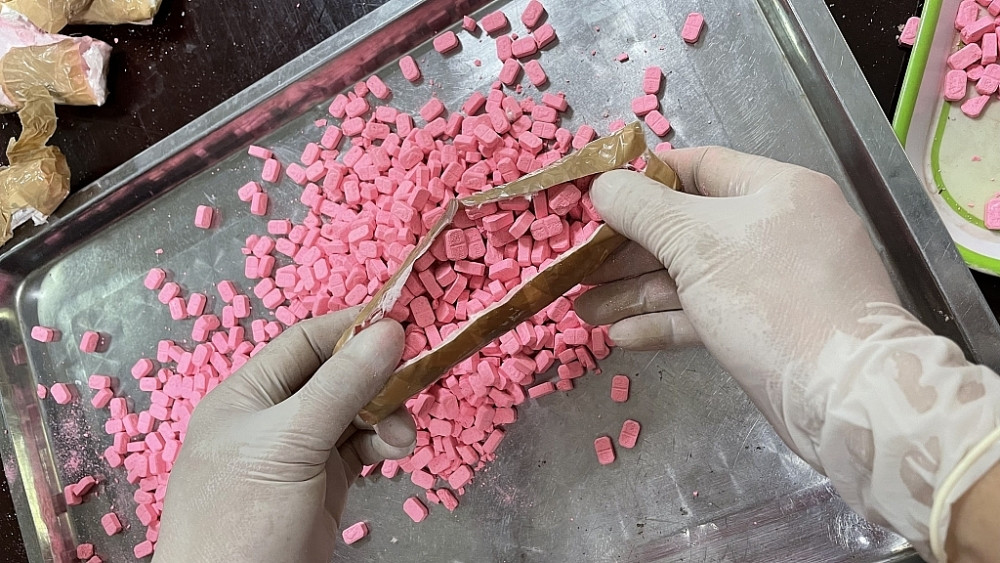 Tang vật ma túy do Hải quan Hà Nội chủ trì, kiểm tra, phát hiện tháng 11/2022.