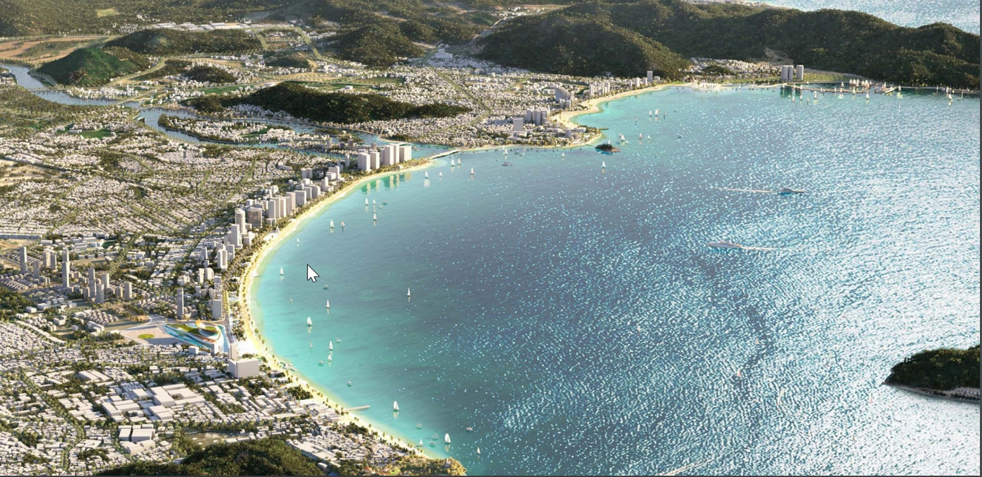 Toàn cảnh gần 20 km bờ biển Nha Trang được quy hoạch. Toàn cảnh gần 20 km bờ biển Nha Trang được quy hoạch.