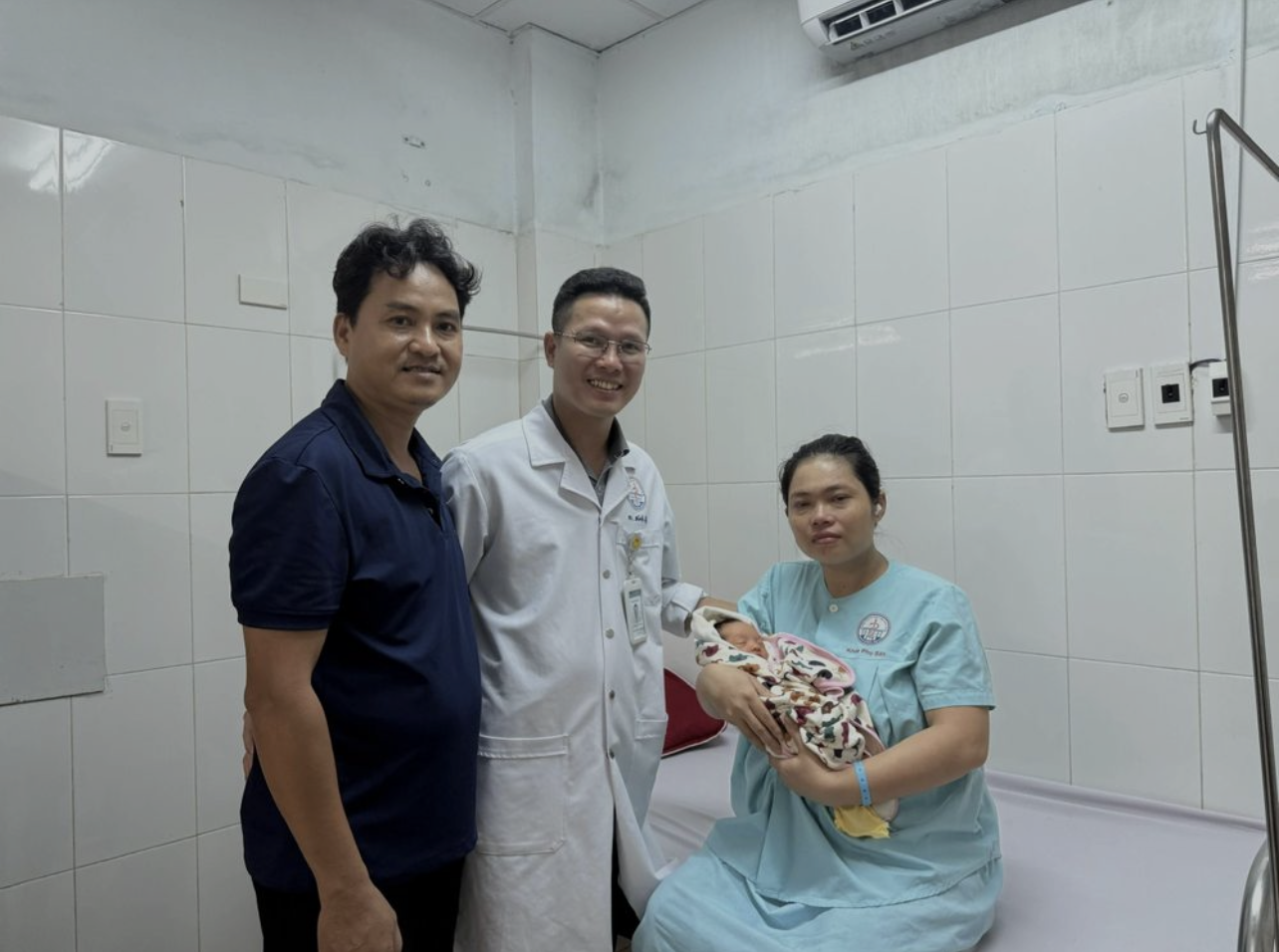 Sức khỏe của mẹ con chị M. đã ổn định