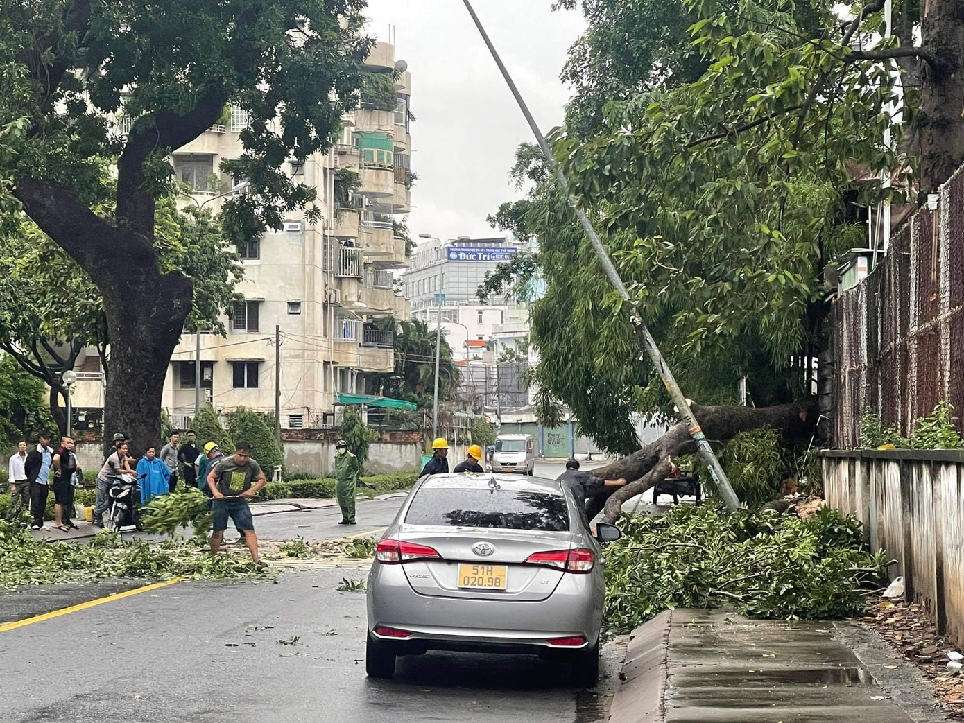 Hiện trường vụ việc.