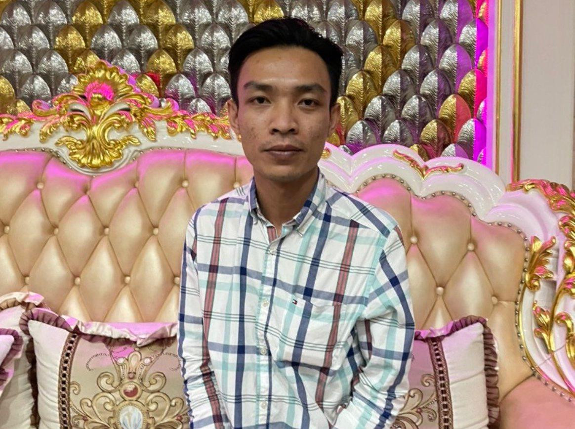 Đối tượng Nguyễn Văn Hiệp. Ảnh: Công an cung cấp