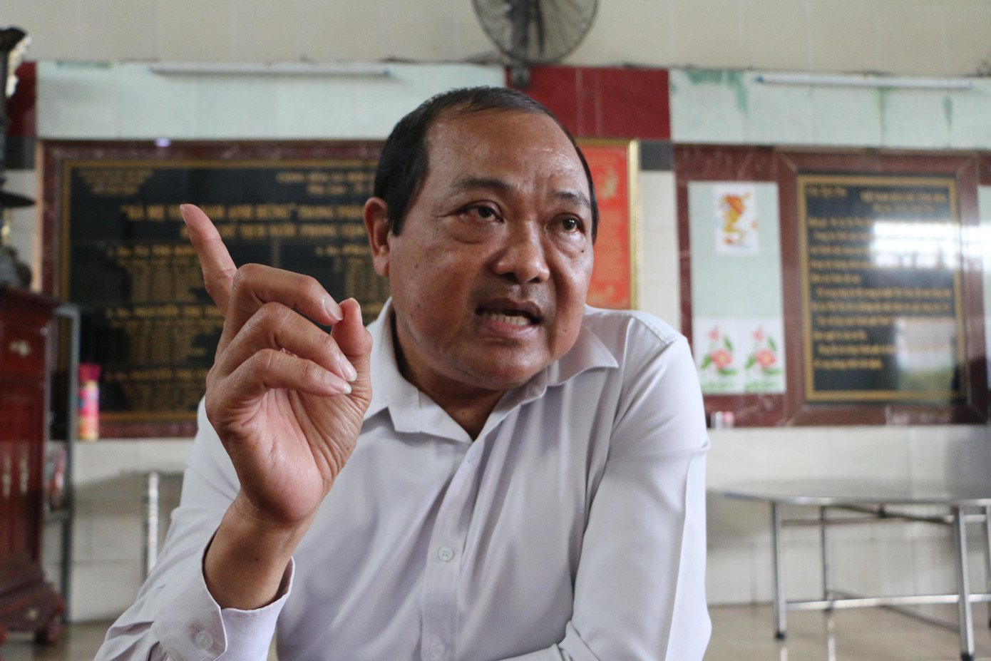 Ông Lại Văn Nghề chia sẻ với phóng viên.