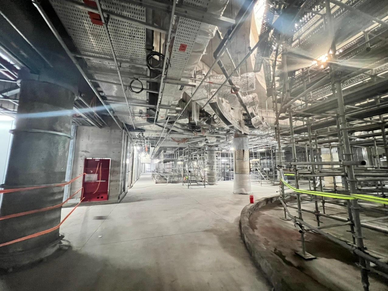 Bên trong khu vực nhà ga Ba Son. Ảnh: MAUR