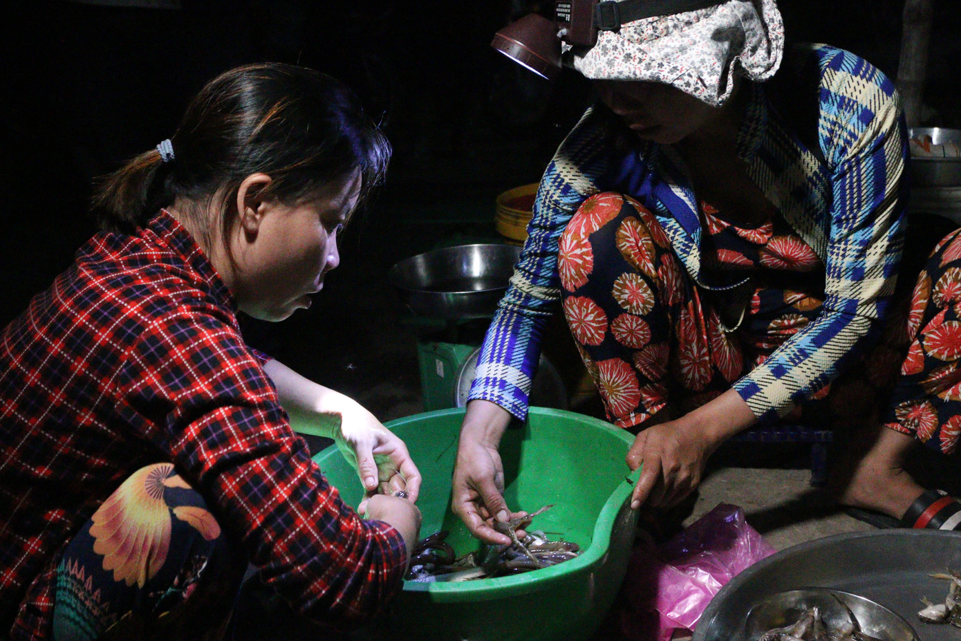 Nửa đêm đi 'chợ ma' giữa vùng nước nổi ảnh 10