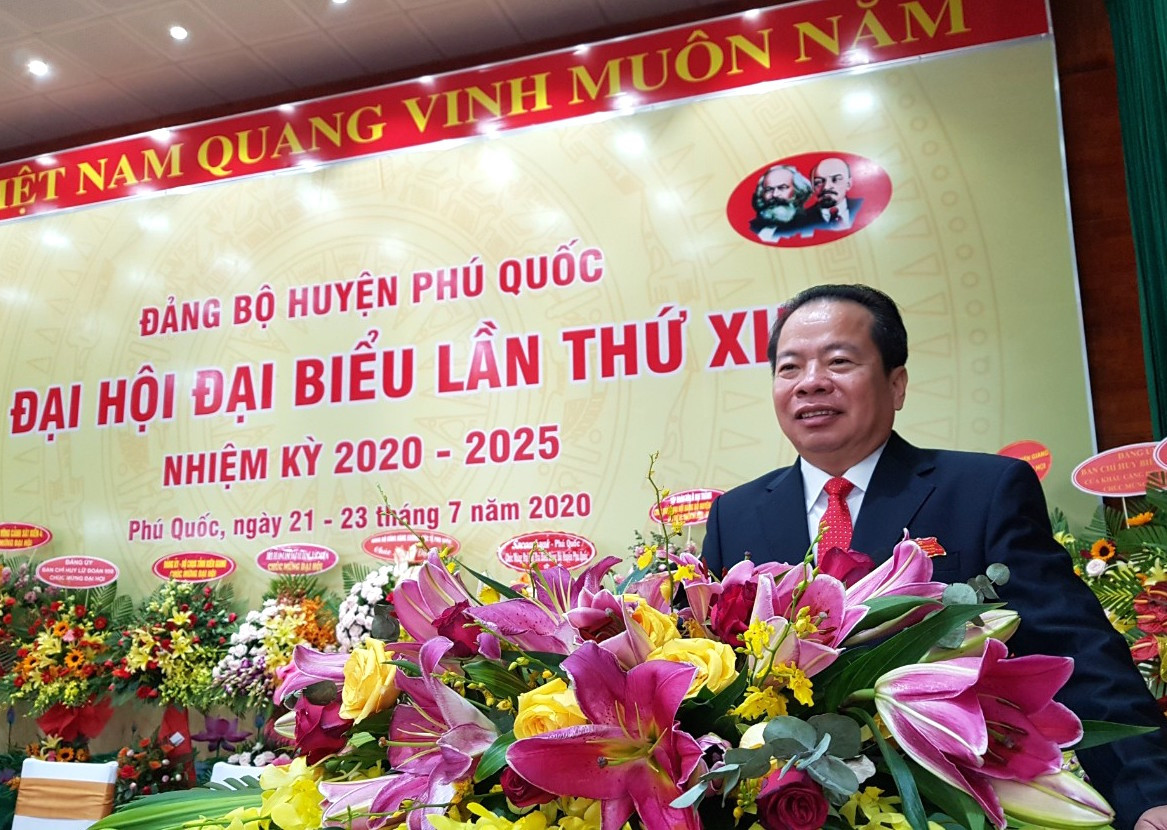 Ông Mai Văn Huỳnh tái đắc cử Bí thư huyện ủy Phú Quốc ảnh 1