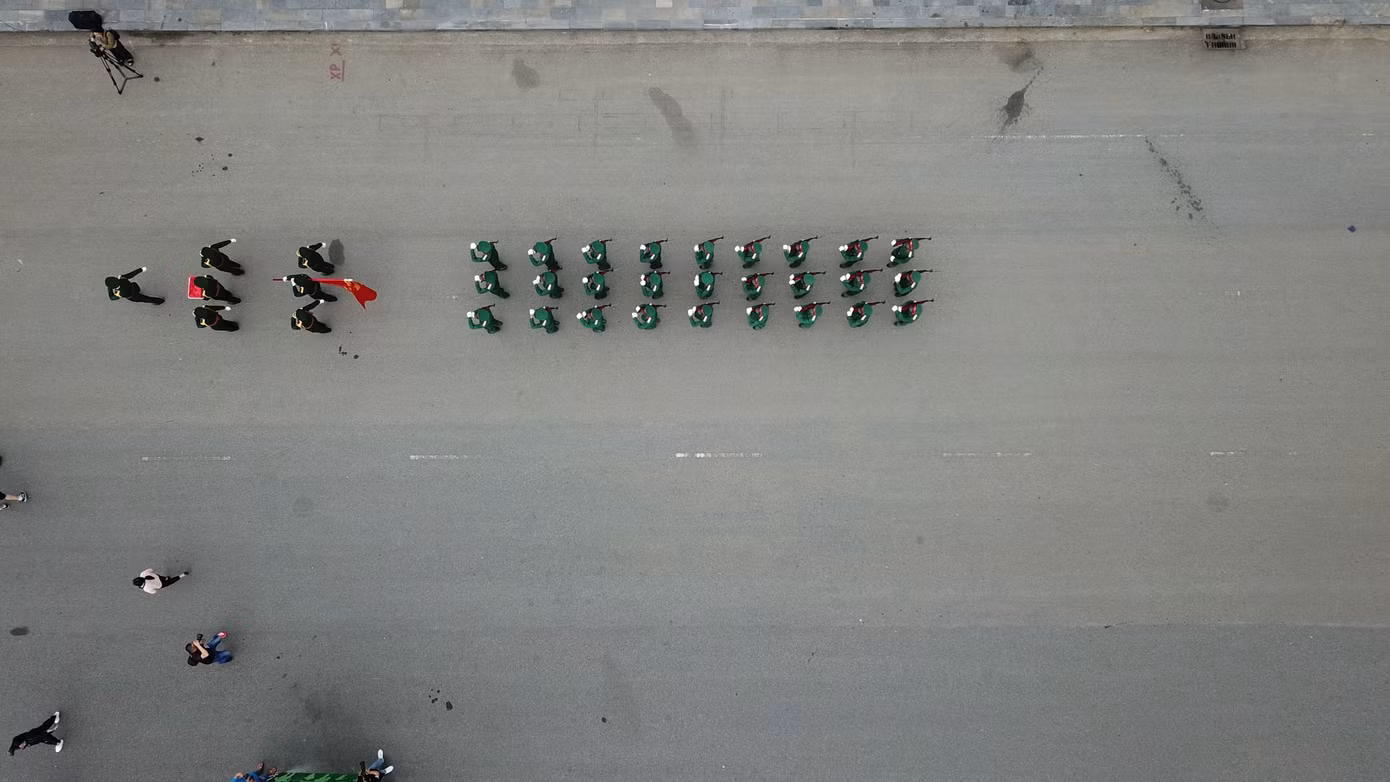 Lễ thượng cờ Tổ quốc tại Tiền Phong Marathon 2023 ảnh 22