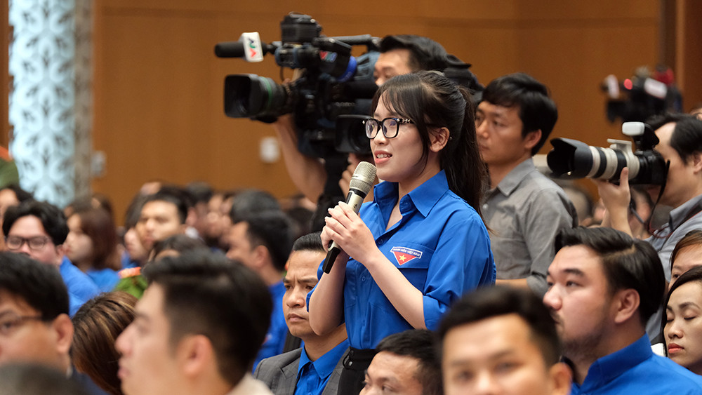 Bạn Vũ Như Quỳnh, Chủ tịch Hội sinh viên Việt Nam, Trường Đại học Thương mại