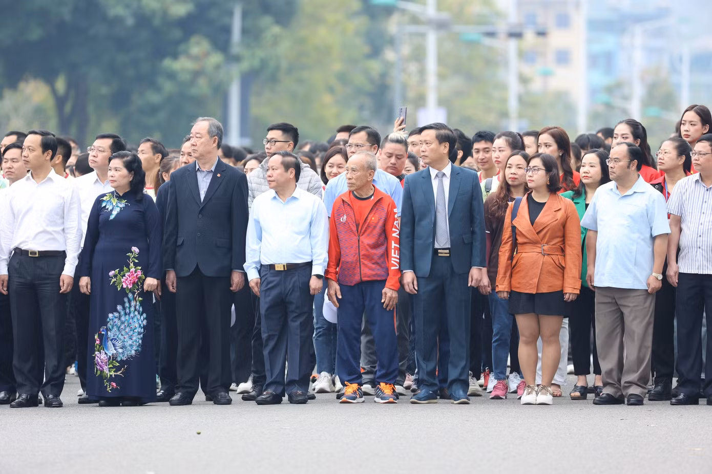 Lễ thượng cờ Tổ quốc tại Tiền Phong Marathon 2023 ảnh 30