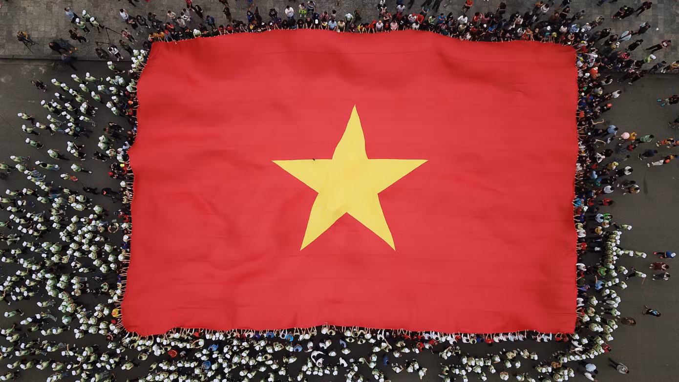 Lễ thượng cờ Tổ quốc tại Tiền Phong Marathon 2023 ảnh 47