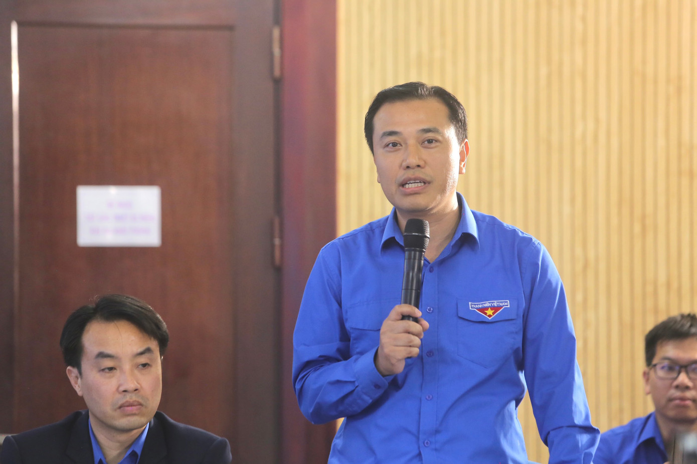 Đồng chí Nguyễn Hải Minh, Trưởng ban Đoàn kết tập hợp thanh niên Trung ương Đoàn, Phó Chủ tịch thường trực Hội LHTN Việt Nam