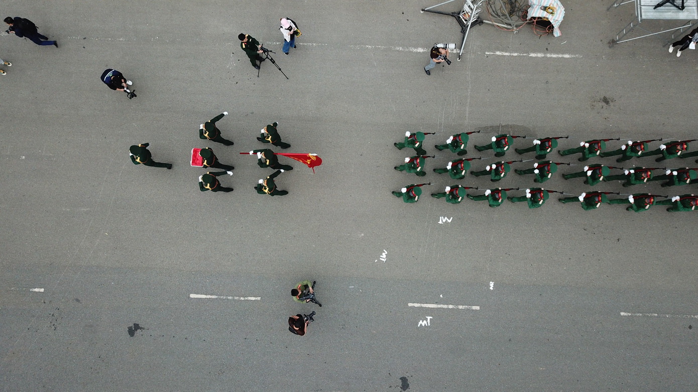 Lễ thượng cờ Tổ quốc tại Tiền Phong Marathon 2023 ảnh 21