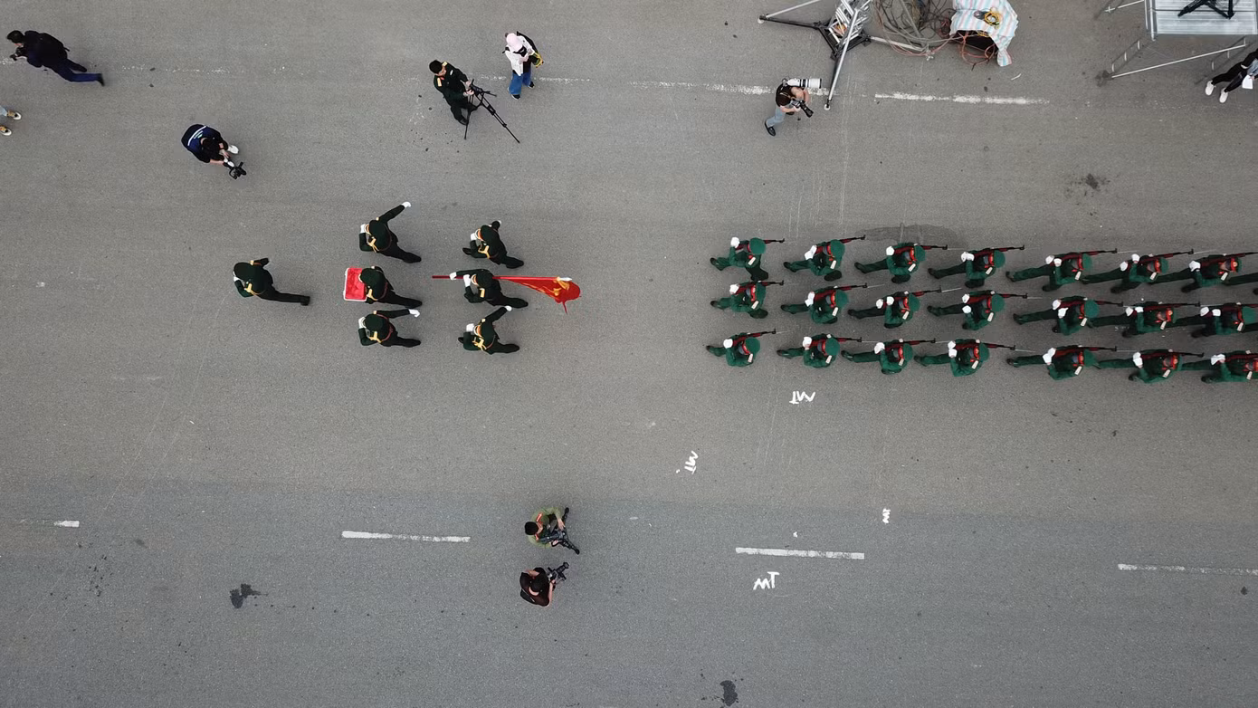 Lễ thượng cờ Tổ quốc tại Tiền Phong Marathon 2023 ảnh 21
