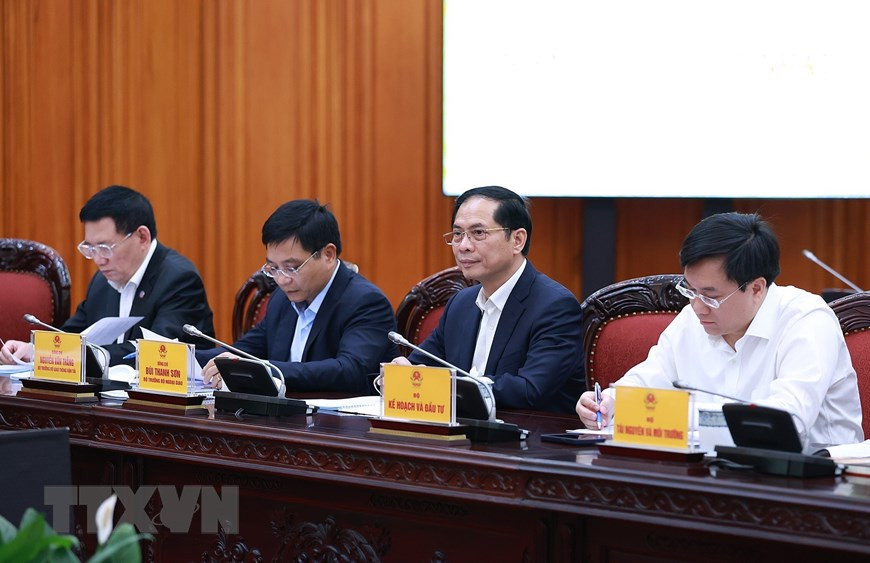 Các thành viên Ban Chỉ đạo tham dự phiên họp. Ảnh: Dương Giang/TTXVN