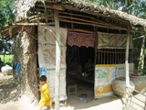 Căn nhà ông Trần Văn Đây 