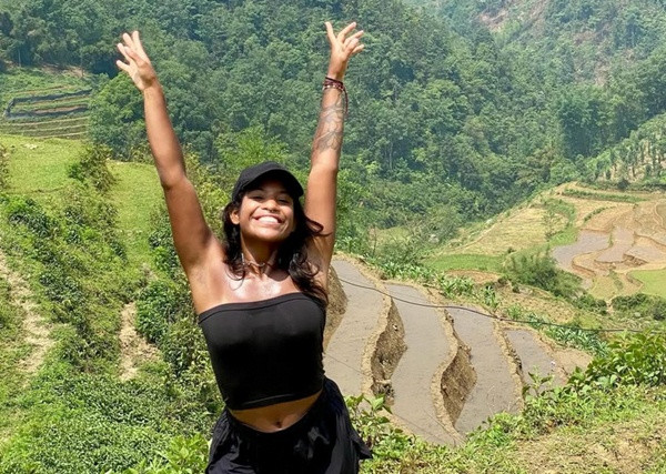 Juliana rất đam mê du lịch. Ảnh: Instagram. Juliana rất đam mê du lịch. Ảnh: Instagram.