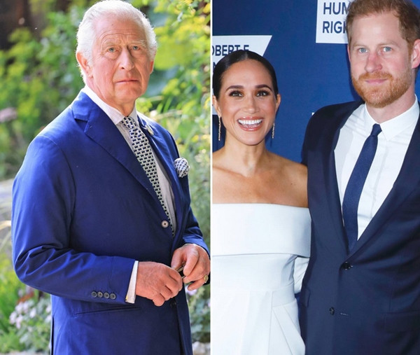 Vợ chồng Harry - Meghan chưa thể hàn gắn quan hệ với Hoàng gia Anh. Ảnh: Oliver Dixon/ Shutterstock; Gregory Pace/ Shutterstock. Vợ chồng Harry - Meghan chưa thể hàn gắn quan hệ với Hoàng gia Anh. Ảnh: Oliver Dixon/ Shutterstock; Gregory Pace/ Shutterstock.