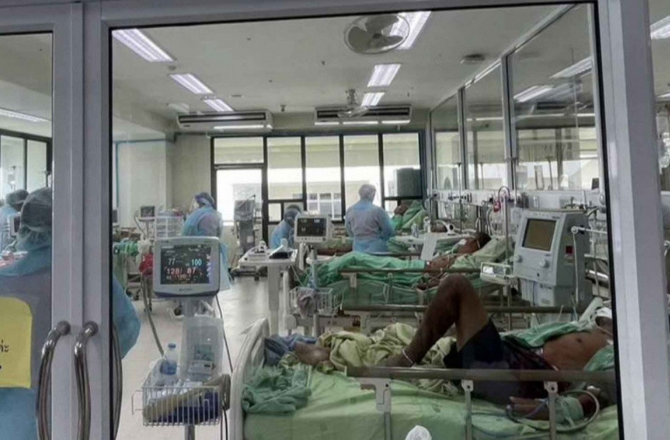 Các bệnh nhân cúm ở Thái Lan đang được điều trị trong một mùa cúm trước. Ảnh: Nujaree Rakrun/ Bangkok Post. Các bệnh nhân cúm ở Thái Lan đang được điều trị trong một mùa cúm trước. Ảnh: Nujaree Rakrun/ Bangkok Post.