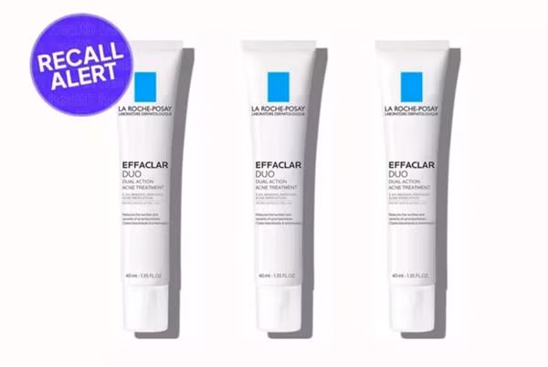 Một số sản phẩm kem trị mụn này bị thu hồi. Ảnh: La Roche-Posay.
