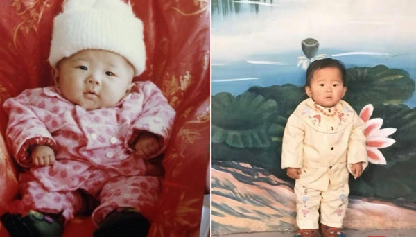 Là chị em sinh đôi nhưng Zhang và Hai bị chia cắt từ khi mới 10 ngày tuổi. Ảnh: SCMP.